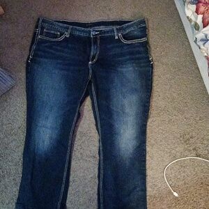 Silver jeans size 22